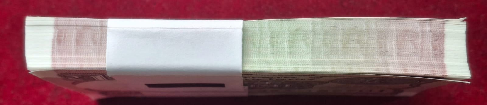 1 RUPEES 2018 GOVERNOR SUBHASH GARG RARE ( 100 NOTES) SERIAL PACKET WITH FANCY NUMBER 737786 + 737737 - Image 5