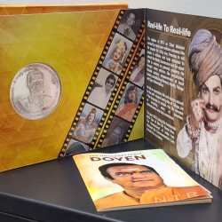 Alternative view of CENTENNIAL BIRTH YEAR OF SHRI NANDAMURI TARAKA RAMA RAO 2023 HYDERABAD MINT RARE 1 COIN ((UNC SET))