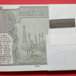 Alternative view of 1 Rs GEM UNC Bundle Non Telescopic