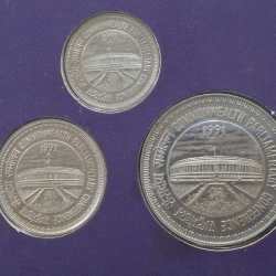 Alternative view of 37TH COMMONWEALTH PARLIAMENTARY CONFERENCE 1991 BOMBAY MINT RARE 3 COINS ( UNC SET)