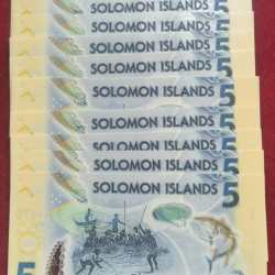 Alternative view of 5 DOLLARS GEM UNC POLYMER RARE NOTE