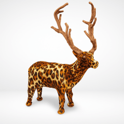 Handicraft Big Size Barasingha Decoration Item Swamp Deer