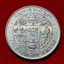 BHUTAN I NGULTRUM COIN (MAGNETIC)