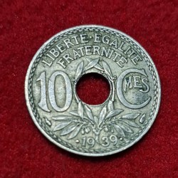 FRANCE 10 CENTIMENTS COIN