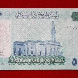 SOOMAALI 50000 SHILIN NOTE GEM UNC CONDITION EACH NOTE PRICE 210