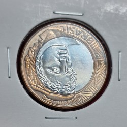 Alternative view of BRAZIL 1 REAL COIN 2002