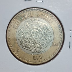 Alternative view of MEXICO 10 PESO COIN