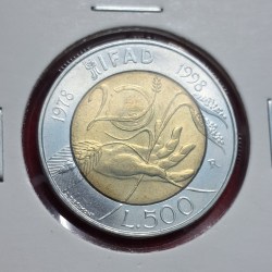 ITALY 500 LIRE COIN