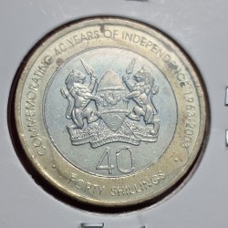 KENYA 40 SHILLING COIN