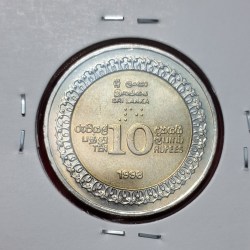 Alternative view of SRI LANKA 10 RUPEES COIN