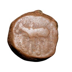 Copper Kakani of Ganapati Naga(c. 3rd Cen. AD) of Nagas Dynasty from Padmavati Bull Type Heavy