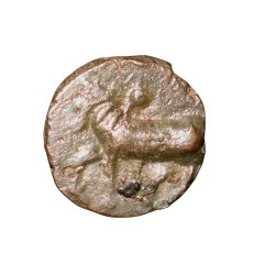 Copper Kakani of Ganapati Naga(c. 3rd Cen. AD) of Nagas Dynasty from Padmavati Bull Type
