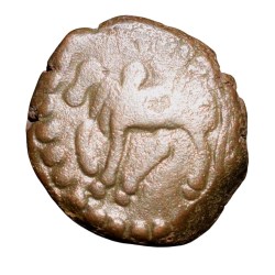 Copper Kakani of Ganapati Naga(c. 3rd Cen. AD) of Nagas Dynasty from Padmavati Bull Type