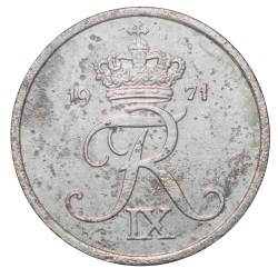 Old Zinc 1 Ore of Frederick IX (AD 1947-1972) of Danmark Country