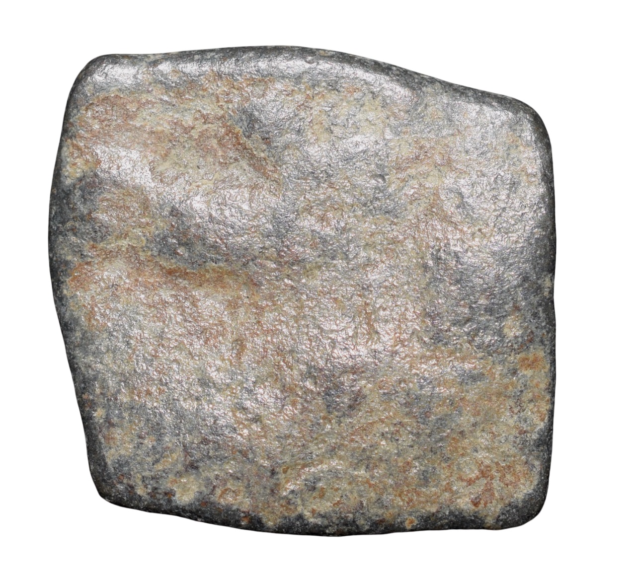 Lead Coin of Western Kshatrapa - Rudrasena III? (3rd Cen. AD) with Bull/3-Arched Hill Rare