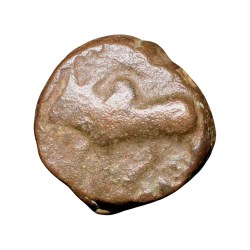 Copper Kakani of Ganapati Naga(c. 3rd Cen. AD) of Nagas Dynasty from Padmavati Bull Heavy Type