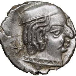 Silver Drachma Coin of Bhatradaman(AD 282-95) of Western Kshatrapas Beautiful Grade