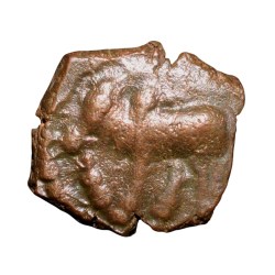 Copper Kakani of Ganapati Naga(c. 3rd Cen. AD) of Nagas Dynasty from Padmavati Bull Type