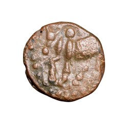 Copper Kakani of Ganapati Naga(c. 3rd Cen. AD) of Nagas Dynasty from Padmavati Bull Type