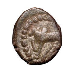 Copper Kakani of Ganapati Naga(c. 3rd Cen. AD) of Nagas Dynasty from Padmavati Bull Type