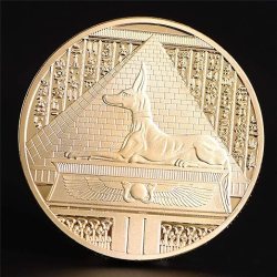 Alternative view of Egypt Death Protector Anubis God of Death Challenge Coin