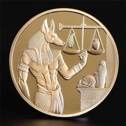 Egypt Death Protector Anubis God of Death Challenge Coin