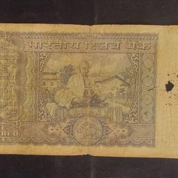 Alternative view of Reserve Bank of India 🏛️🏛️ 100 rs. note 💸💵💸 Signature of Lk.jha Mahatma Gandhi Back side condition as imege Same and similar piece available