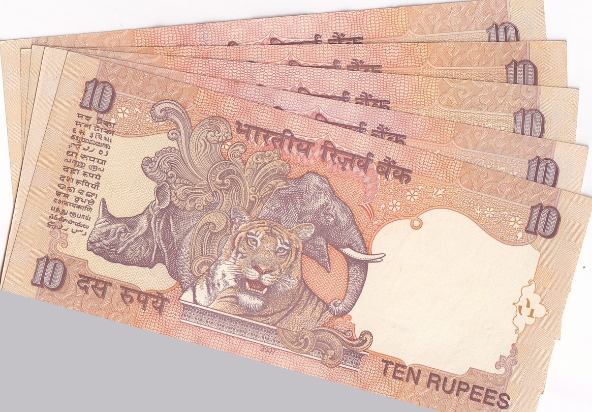 YV Reddy 10 Rupees 786 Ending Unc 5 Notes Lot - Image 2