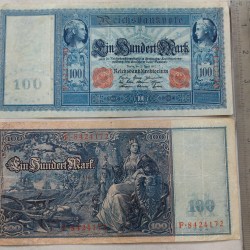 German 100 mark old ishu 1910 big size rare note lowest price