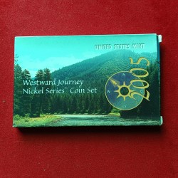 Extremely Rare Westward Journey Old Issue Proof Coin Set 2005 Year United States Mint