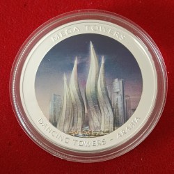 Alternative view of Republic of Mozambique South African Country Mega Towers Dancing Towers Arabia 2010 Year