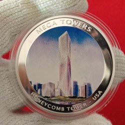 Republic of Mozambique South African Country Mega Towers Honey Comb Tower USA 2010 Year