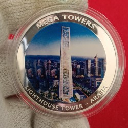 Alternative view of Republic of Mozambique South African Country Mega Towers Light House Tower Arabia 2010 Year