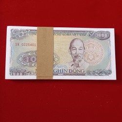 Alternative view of 1000 DONG Full Bundle Rare Issue 1988 Year Republic Bank Of Vietnam
