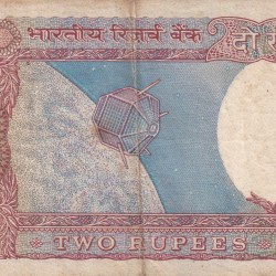 Alternative view of 123786 FANCY NUMBER 2 RUPEES SETLIGHT GOVERNOR R.N MALHOTRA RARE NOTE