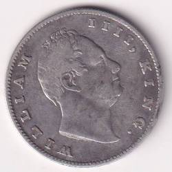 Alternative view of 1835 ONE RUPEES WILLIAM EAST INDIA COMPANY (RS) VARIETY RARE SILVER COIN # 8484