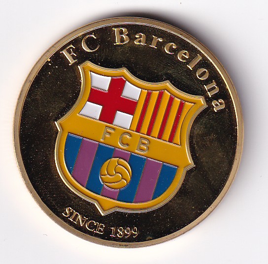 Lionel Messi FC 10 Barcelona World Cup Gold Coin Argentina Gold plated medallion RARE COIN # Z- 1331 - Image 2