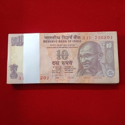 Ten Rs Old Rare Gandhi Bundle Governor D.Subbarao Gem Unc Condition 2012 Year 736201