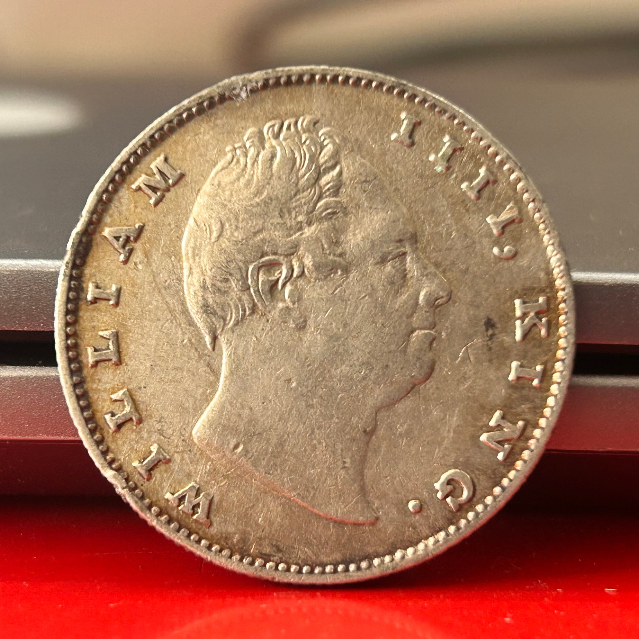 Rare One Rupee 1835 Plain Neck Silver Coin of King William IV ...