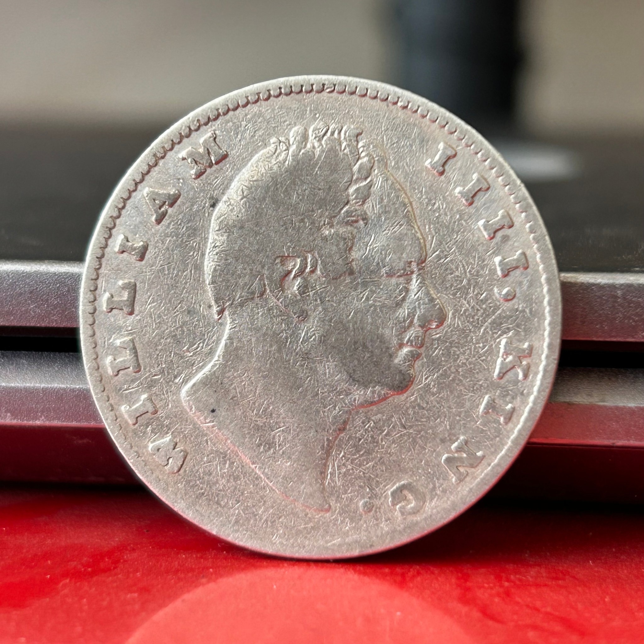 Rare One Rupee 1835 Plain Neck Silver Coin of King William IV ...