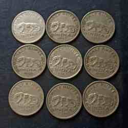 British India King and emperor George vi Denominaton 1/2₹ Year 1947 Same and similar piece available