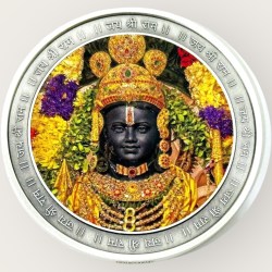 Lord Ram Vishnu’s 7th Incarnation Hindu God Series 2025 1 Oz 1000 Francs Cameroun Mintage only 108 Unique and Ultra Rare