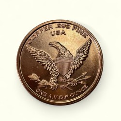 Alternative view of Canada Maple Leaf Design Pure Copper Unique and Rare