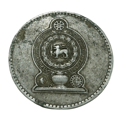 Alternative view of SRILANKA Cu/Ni 2 RUPEES Year 1984 "Big Size" Collectable Grade.