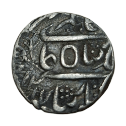 Alternative view of BIKANIR STATE Silver Rupee Weight= 11.2g MUGHAL SHAH ALAM-II **V. RARE** Collectable Grade.