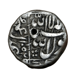 MUGHAL Empire Silver 1/2 RUPEE Weight= 5.5g SHAHJAHAN Dated AH 1052 **V. RARE** Collectable Grade.