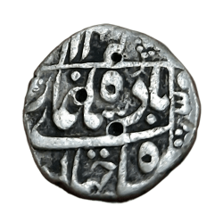 Alternative view of MUGHAL Empire Silver 1/2 RUPEE Weight= 5.5g SHAHJAHAN Dated AH 1052 **V. RARE** Collectable Grade.