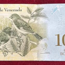 Alternative view of Venezuela 100 mille Bolivares GEM UNC