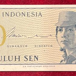 INDONESIA 10 SEPULUH GEM UNC BANK NOTE