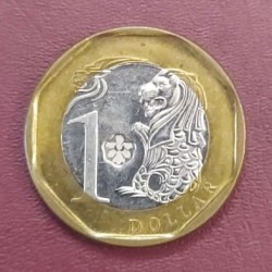 Singapore, 1 Dollar, 2013, Bimetal, KM# 314, Condition as per image.